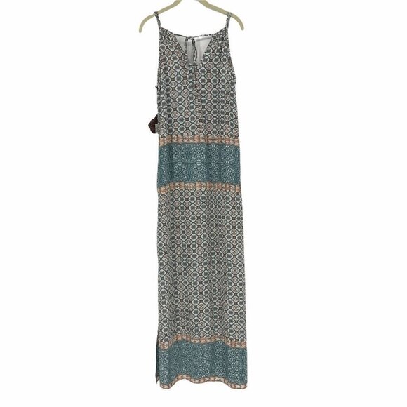 NWT Knox Rose Boho Maxi dress pastel blue white - Picture 3 of 15